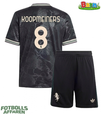 Juventus Teun Koopmeiners #8 Tredjeställ Barn 2025-26 Kortärmad (+ Korta byxor)